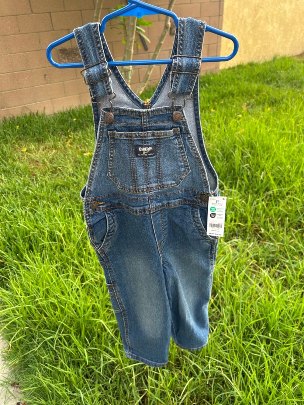 OshKosh B'gosh Denim Blue Toddler Overalls